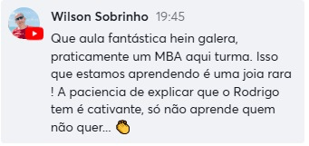 Depoimento de sócio Investfy